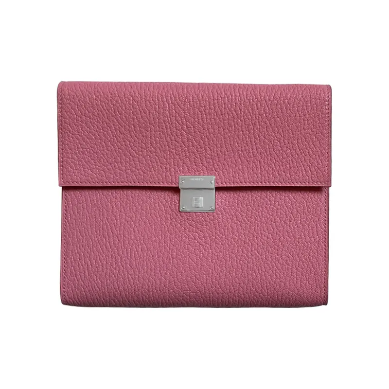 HERMES Clic Mysore Goat Skin Handheld Shoulder Bag Crossbody Bag Women's 1QRoseConfetti Rose Pink-0