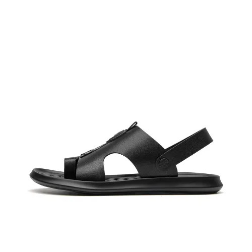 Spider King Beach Sandals Men Black