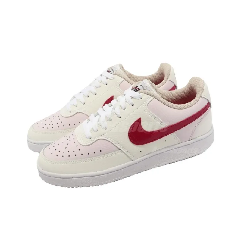 Nike Court Vision Low 'White Pink Red' Women's-2