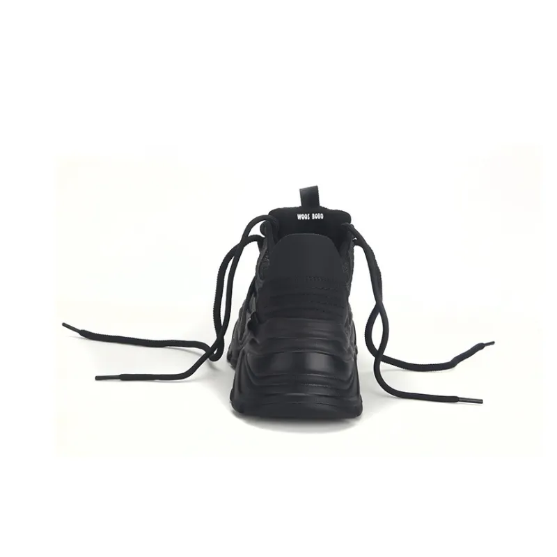 WOOS BOBO Breathable Lightweight Height Increasing Low Top Chunky Sneakers Women's-13