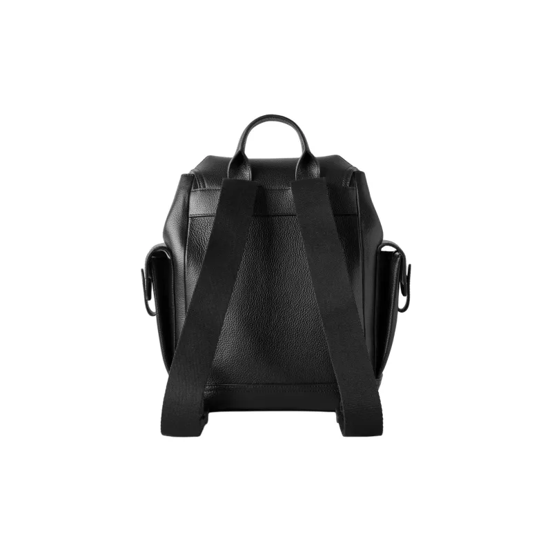 Mulberry Grained Leather Backpack Small Size Women's Black-2