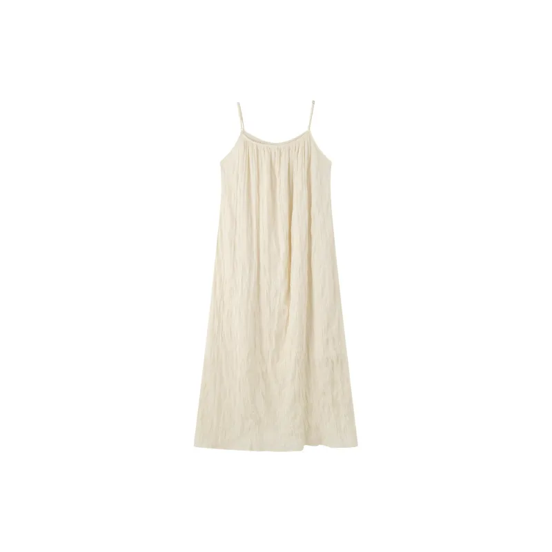 THE SEA LIFE Slip Dress Women's Beige Apricot-1