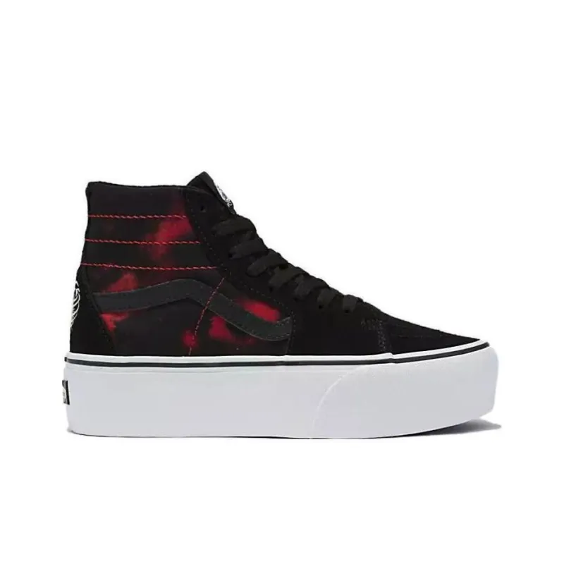 Sk8 Vans Hi Tapered Stackform 'Glow In The Dark Skull Print'-1