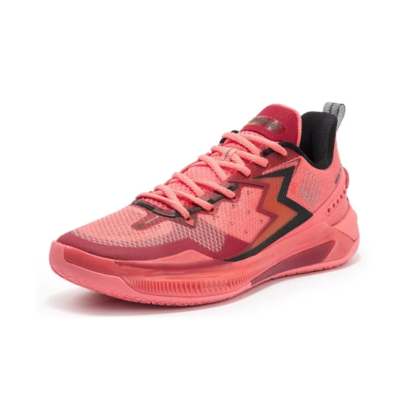 361° BIG3 5.0 Quick Basketball Shoes Unisex Low Top Tropical Pink/Premium Red-1