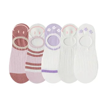 MIZU No-Show Socks Women's 5 Pack Mixed Color