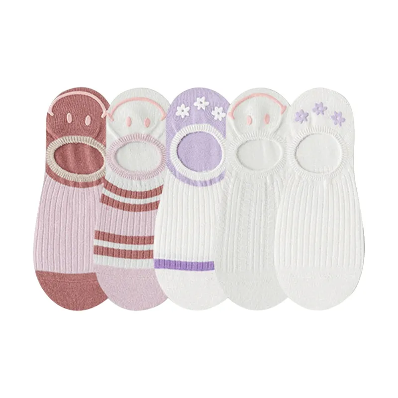 MIZU No Show Socks Women's 5 Pack Mixed Color-0