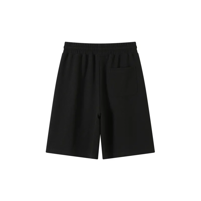 YK&YB Casual Shorts Unisex Black-1