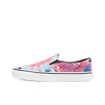 Vans Classic Slip On Tie Dye Skeleton Rose Women's