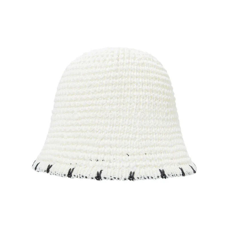 BAIJUAN Straw Woven Polyester Bucket Hats Unisex-6