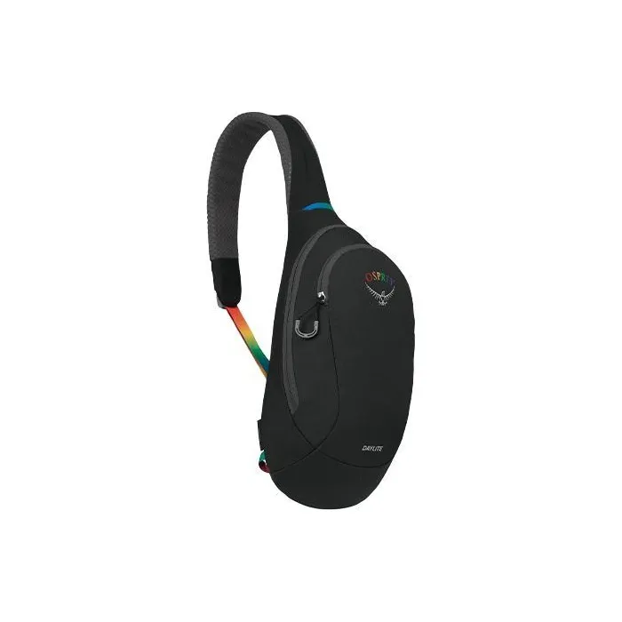 OSPREY Polyester Sling Bags Crossbody Bags Unisex Black Rainbow-0