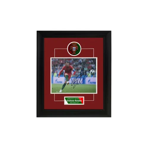 Three For 2018 World Cup Portugal Team Signed Photo Piece Framed With SA Certificate