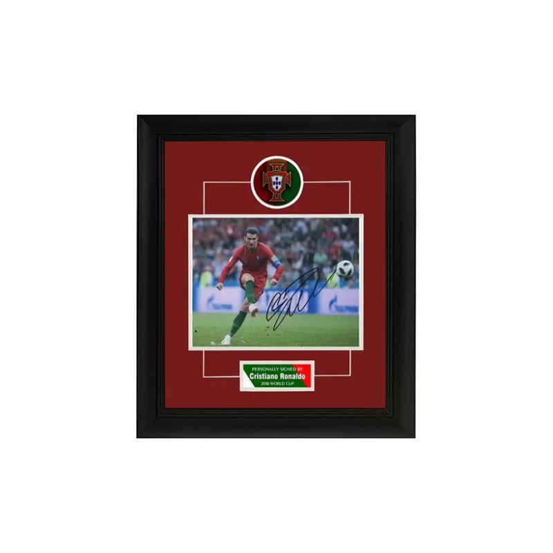 Three For 2018 World Cup Portugal Team Signed Photo Piece Framed With SA Certificate-0
