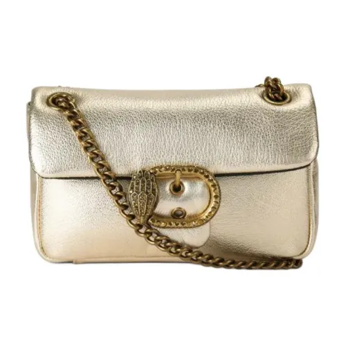 Kurt Geiger London Leather Crossbody Bag Shoulder Bag Small Size Women's Champagne