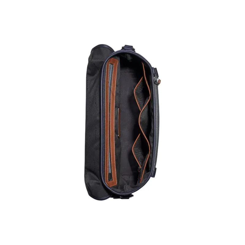 COACH Cow Leather Cycling Bag Messenger Bag Crossbody Bag Shoulder Bag Medium Size Men's Dark Blue Black-2