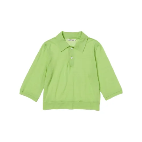 Auralee Polo Shirts Women's Lime Green