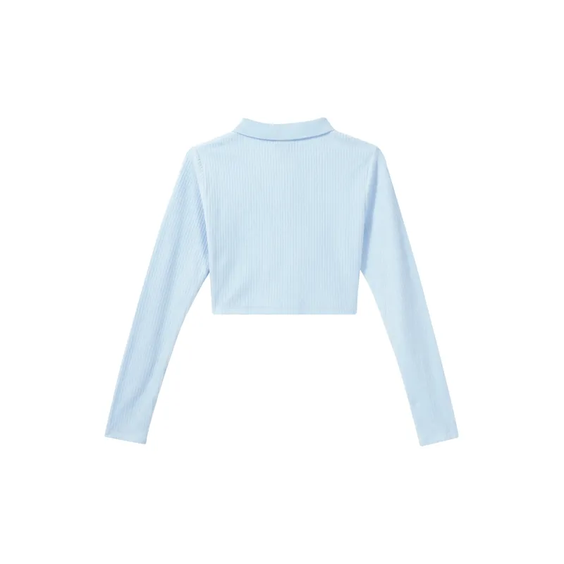 Jordan Crop Tops Women's Ice Blue-1