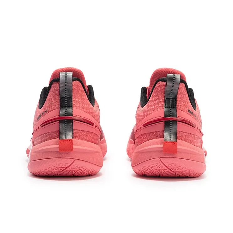 361° BIG3 5.0 Quick Basketball Shoes Unisex Low Top Tropical Pink/Premium Red-3