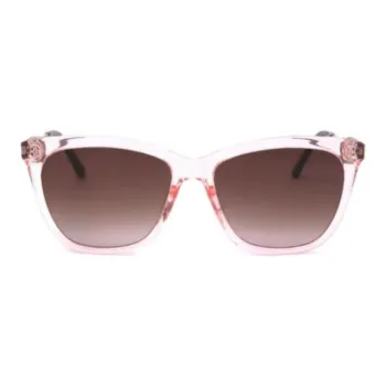 CK/Calvin Klein PVC Polyvinyl Chloride Irregular Shape Sunglasses Unisex Pink
