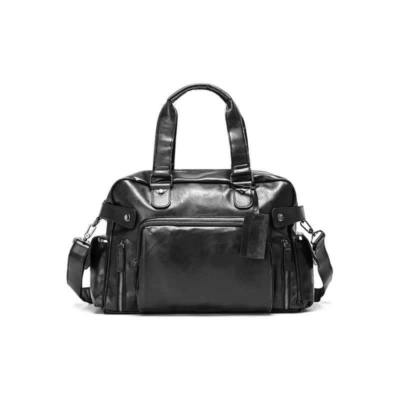 CARTELO PVC Crossbody Bags Handbags Regular Unisex Black-0