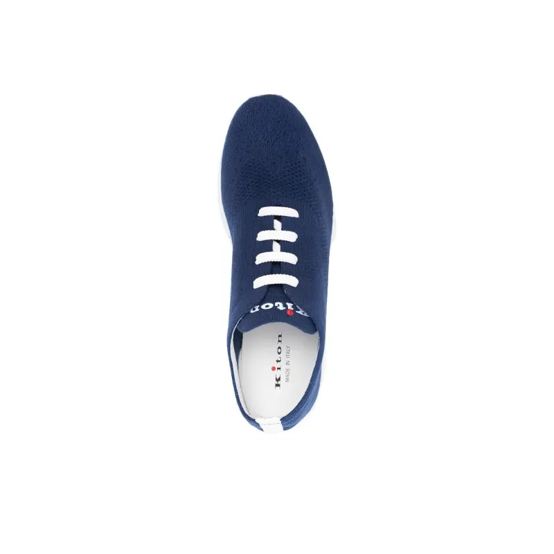 KITON Low Top Casual Shoes Men's Blue-4