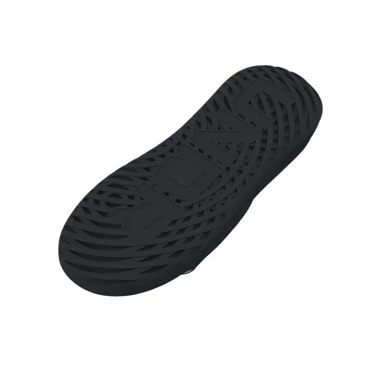 Under Armour Ignite Series Slip Resistant Abrasion Resistant Slide Slippers Men's Black White-4