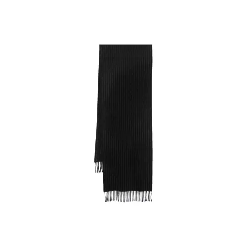 SAINT LAURENT Pinstripe-pattern Cashmere Blend Scarf