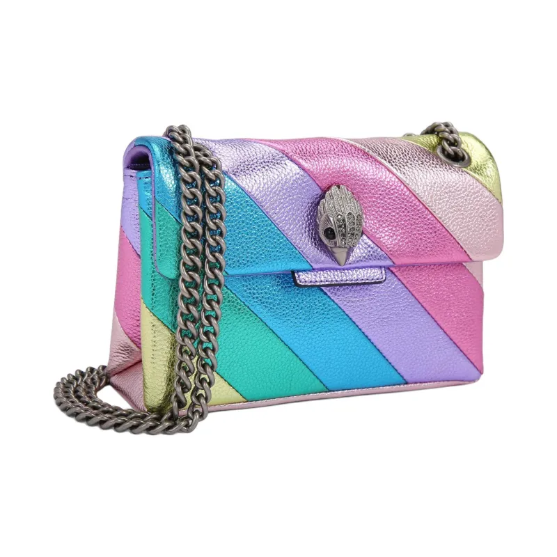 Kurt Geiger London Pebbled Cow Leather Shoulder Bag Crossbody Bag Mini Women's Multicolor-2