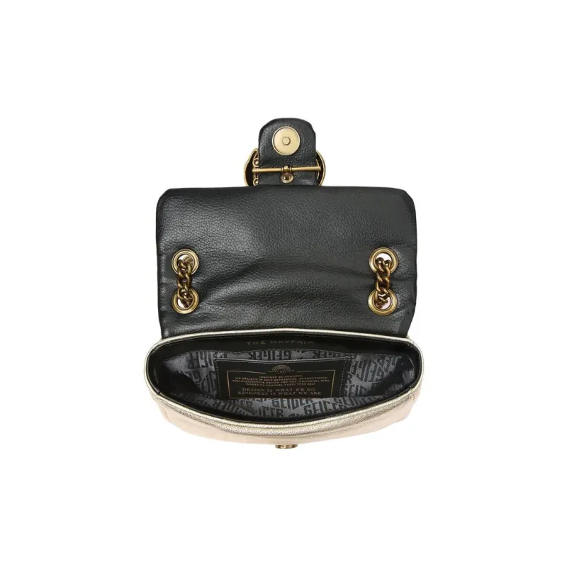 Kurt Geiger London Leather Crossbody Bag Shoulder Bag Small Size Women's Champagne-2