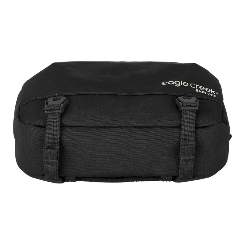 EAGLE CREEK Polyester Messenger Bag, Portable Crossbody Bag, Shoulder Bag Mini Unisex Black-4