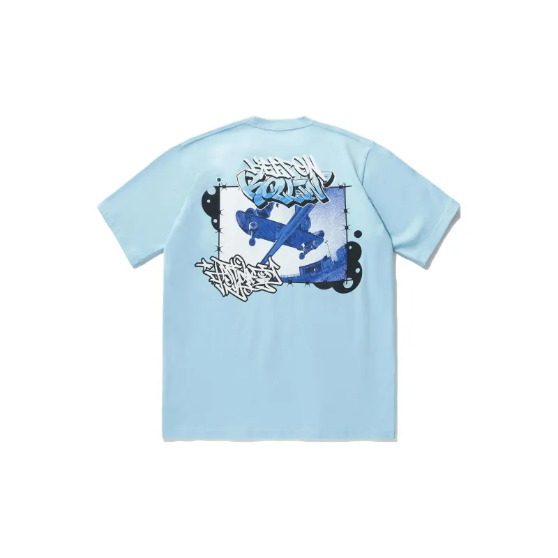 LiNing T Shirts Unisex Sky Blue-1