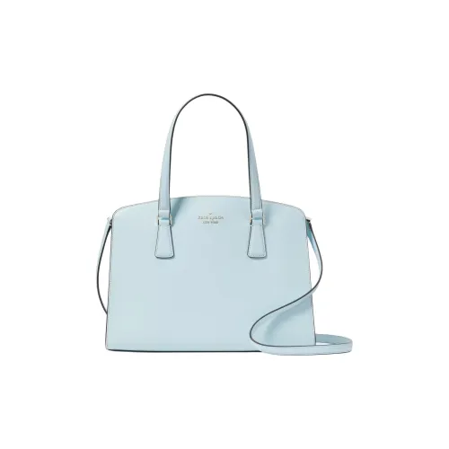 Kate Spade Saffiano Leather Handbag Shoulder Bag Crossbody Bag Medium Size Women's Sky Blue
