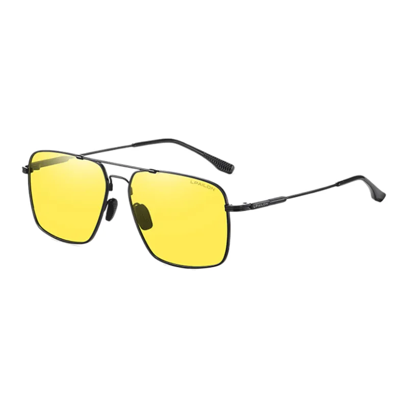 Thunder Pailong Memory Titanium Aviator Sunglasses Men's-7