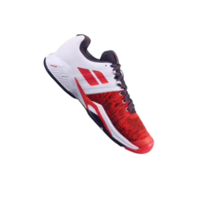 Babolat Propulse Blast Cushioning Low Top Tennis Shoes Men's Red White-2