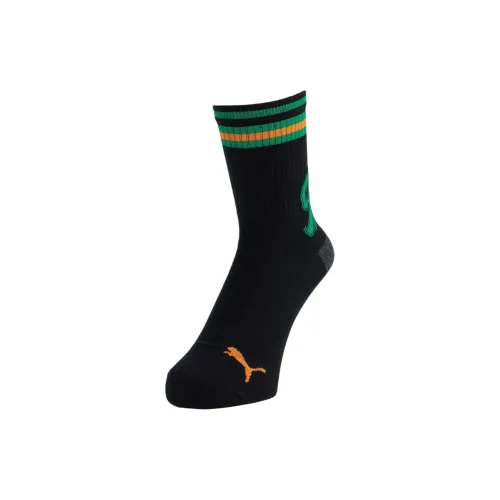 PUMA Mid-Calf Socks Unisex 1 Pack Black
