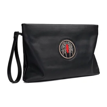 DOSRFINI Cow Leather Clutch Medium Size Men's