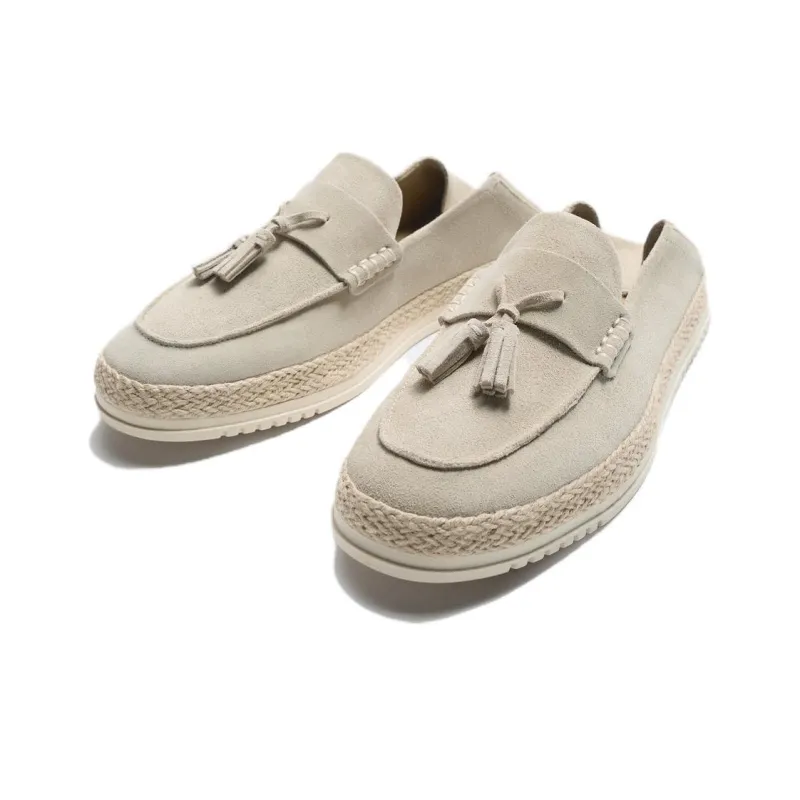 ZARA Loafers Men Beige-4