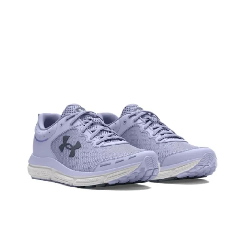 Under Armour Charged Assert 10 Cushioning Wear-Resistant Low-Top Running Shoes Women's Light Purple-2