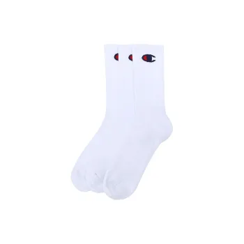 Champion Mid-Calf Socks Unisex 3 Pack White