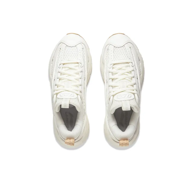 LiNing Comet LITE Cushioning Anti Slip And Wear Resistant Rebound Low Top Casual Shoes Women's Ivory-3