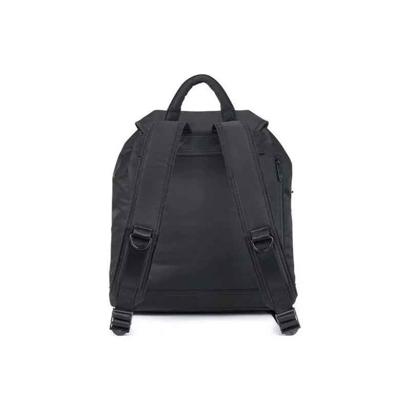 PORTER Nylon With Fabric Metal And Leather Backpack Medium Size Unisex Black-2