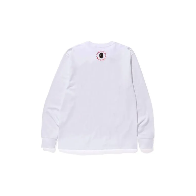 Bape Kanji Logo Asnka L/S Tee-7