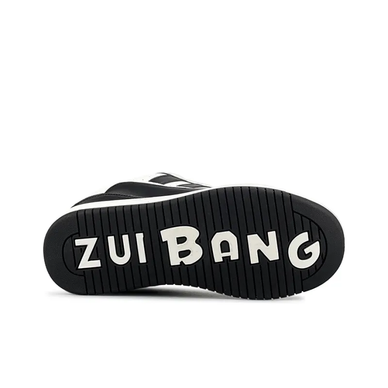 ZUIBANG Puffy Shoes Wear Resistant Low Top Skateboard Shoes Unisex-5