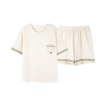 GOSO Pajama Set Women's White Shades