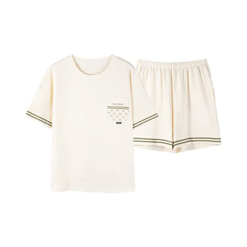 GOSO Pajama Set Women's White Shades