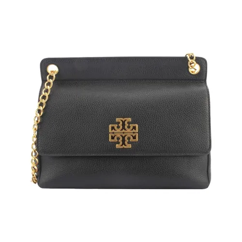 TORY BURCH Leather Wallet Chain Bag Shoulder Bag Crossbody Bag Regular Women's Black