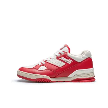 AVIA 855L Series Cushioning Wear Resistant Low Top Vintage Basketball Shoes Men's Red White