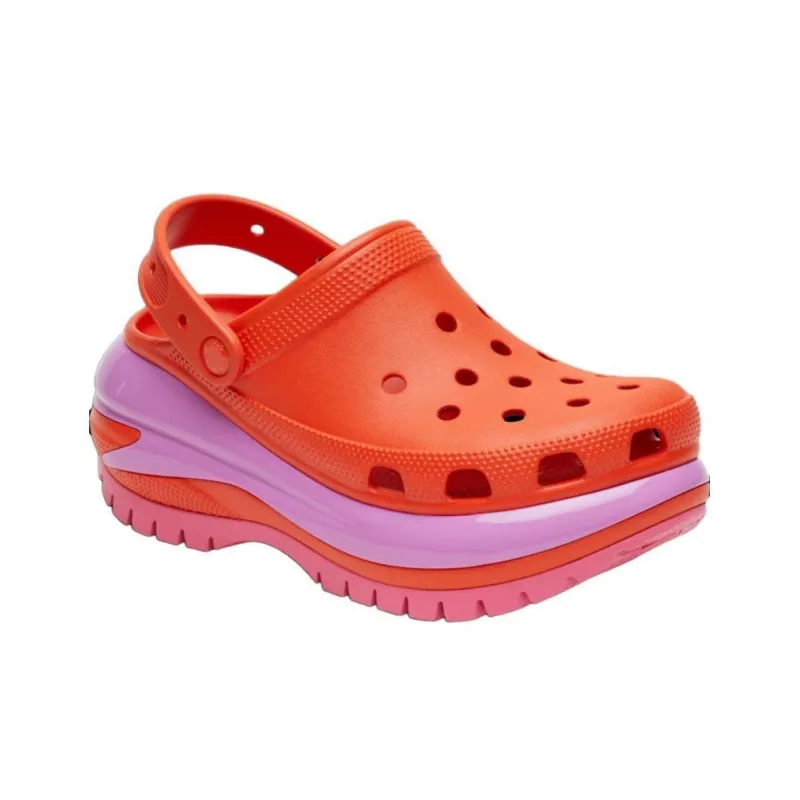 Crocs Mega Crush Clogs 'Orange Pink'-2