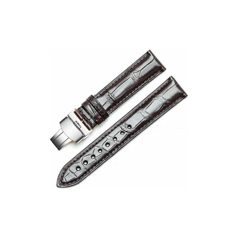 Gangjue Omega Compatibility Watch Band Genuine Leather Material-45
