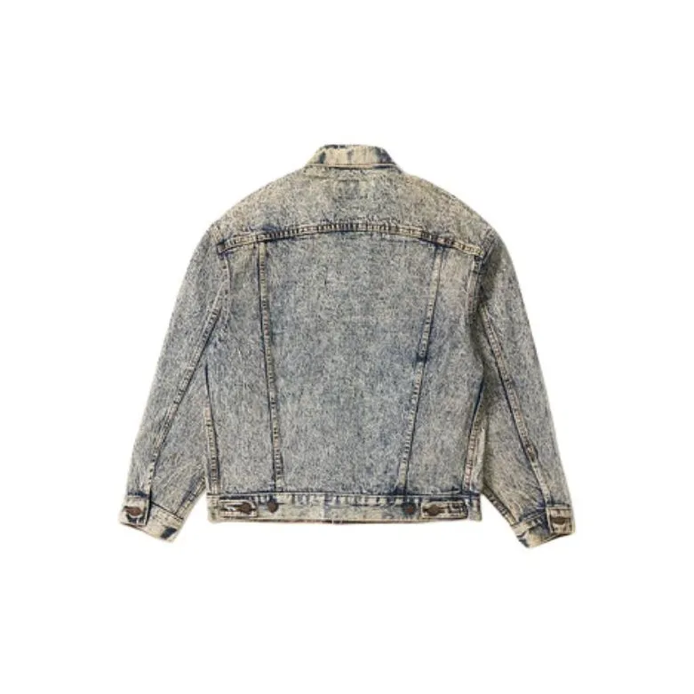 Levis Denim Jackets Men Blue Brown-1