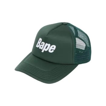 A BATHING APE Logo Mesh Cap